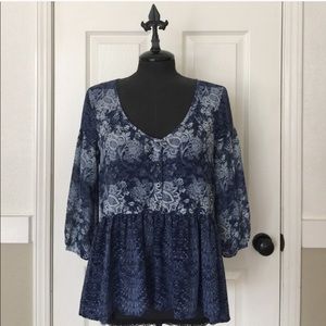 Ecote peplum blouse